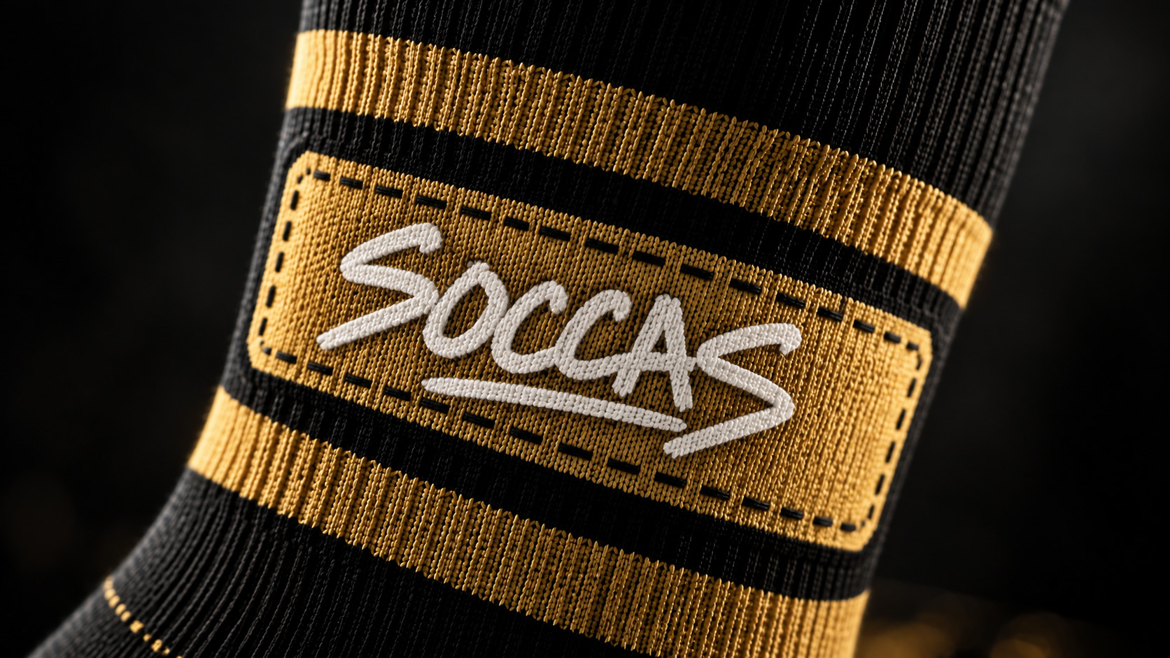 SOCCAS Teamsocken – personalisiertes Signum mit Vereinsnamen