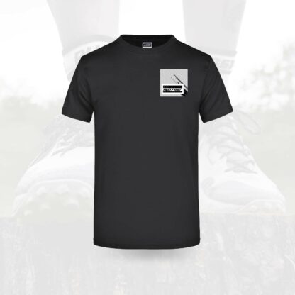 T-Shirt Running schwarz Run Fast